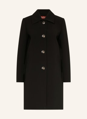 Max Mara Studio Kabát Racconto černá