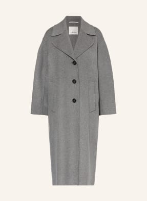 S Max Mara Vlněný Kabát Zoe šedá
