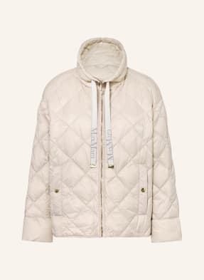 Max Mara The Cube Prošívaná Bunda Pisoft krémová