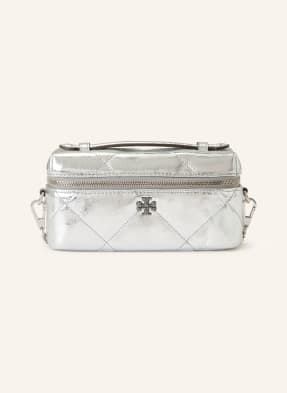 Tory Burch Kabelka Kira East-West stříbrná