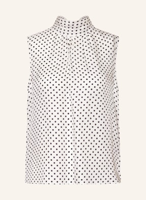 Darling Harbour Schluppenbluse Mit Seide weiss