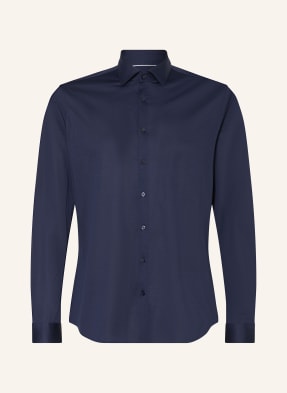 Paul Jerseyhemd Shaped Fit blau