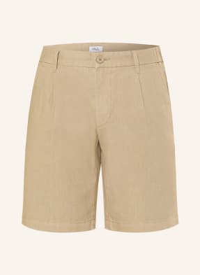 Paul Chinoshorts Comfort Fit Mit Leinen beige