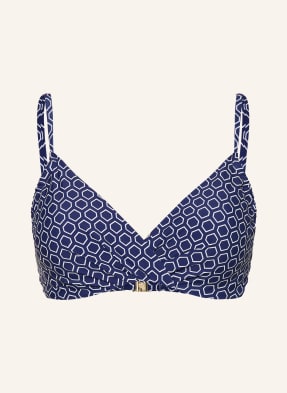 Darling Harbour Bügel-Bikini-Top blau
