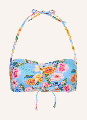 Darling Harbour Bandeau-Bikini-Top blau