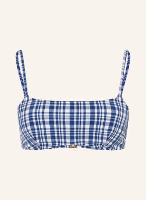 Mrs & Hugs Bustier-Bikini-Top blau