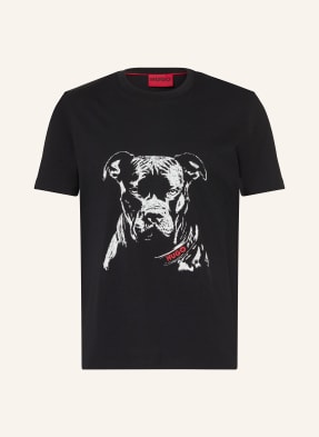 Hugo T-Shirt Dubrox schwarz