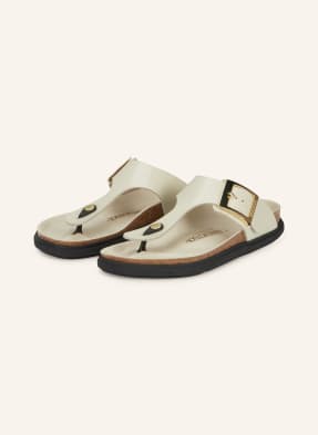 Birkenstock Prstové Sandály Gizeh krémová
