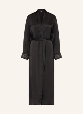 Boss Damen-Morgenmantel Blossom schwarz