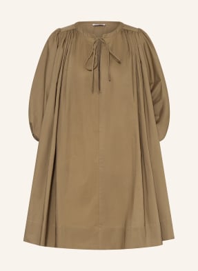 Mrs & Hugs Šaty S 3/4 Rukávy khaki