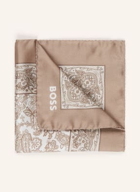 Boss Einstecktuch beige