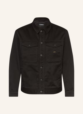 Boss Jeansjacke Liang Cny schwarz