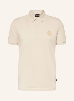Boss Piqué-Poloshirt Qiang_Cny weiss