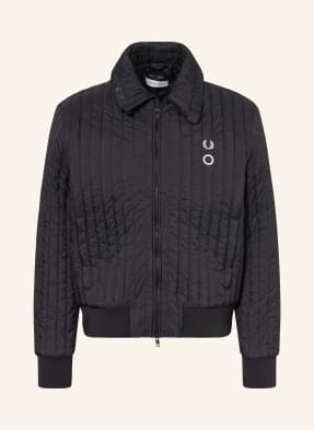 Fred Perry Prošívaná Bunda černá