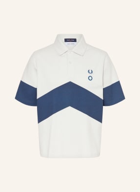 Fred Perry Jerseyové Polo Tričko režná / tmavě modrá