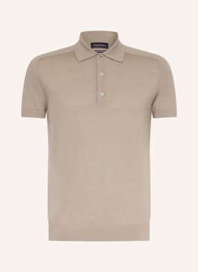 Strokesman's Strick-Poloshirt gruen