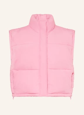 American Vintage Steppovaná Vesta Rofy růžová