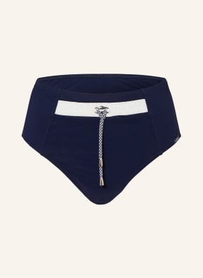 Lidea Bikiny S Vysokým Pasem Nautic Edge tmavě modrá / bílá