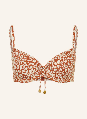 Lidea Bügel-Bikini-Top Gilded Wild Mit Glitzergarn rot
