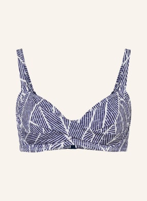 Lidea Bikiny S Kosticemi Indigo Grid tmavě modrá / bílá