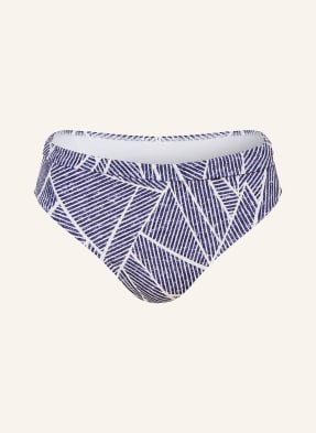 Lidea Základní Bikiny Indigo Grid tmavě modrá / bílá