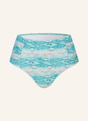 Lidea Bikiny S Vysokým Pasem Arctic Serpent tyrkysová / bílá / černá