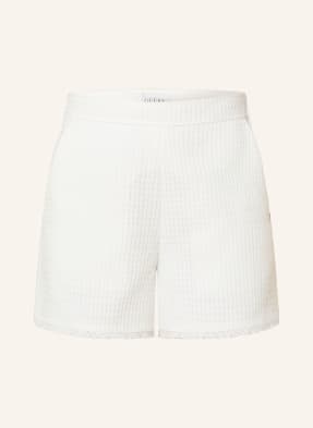 Guess Tweed-Shorts Eulalie Mit Glitzergarn weiss