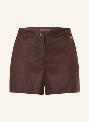 Guess Shorts Isabeau Mit Leinen braun