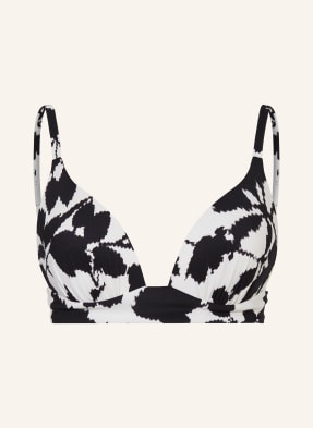 Maryan Mehlhorn Bralette Bikiny Florascape černá / bílá