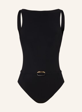 Maryan Mehlhorn High-Neck-Badeanzug Silhouet schwarz