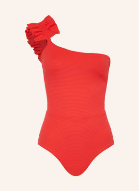 Mymarini Plavky Na Jedno Rameno Swimsuit No. 3 červená