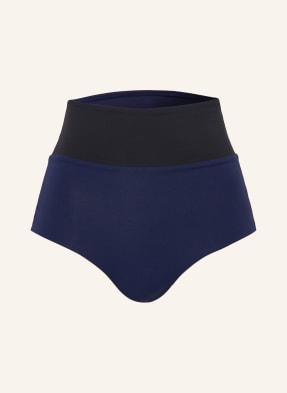 Mymarini Spodní Díl Bikin S Vysokým Pasem Surfshorts, Který Lze Nosit Oboustranně tmavě modrá / černá