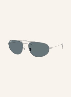 Ray-Ban Sluneční Brýle rb3945 stříbrná/ modrá polarizovaná