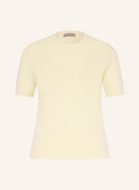 Lunaria Cashmere Pletené Tričko Z Kašmíru tmavě žlutá