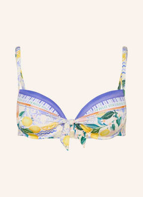 Watercult Bikiny S Kosticemi Dolce Lemon modrá / žlutá / zelená