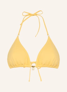 Watercult Triangel-Bikini-Top Suntouched Solids gelb