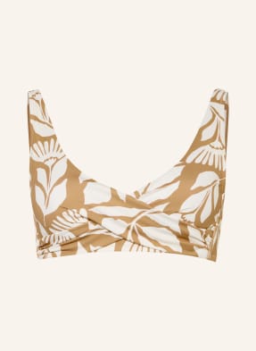 Watercult Bralette Bikiny Coastal Bohemia béžová / krémová