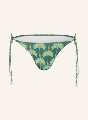 Watercult Triangulární Bikiny Tropical Muse S Třpytivou Přízí zelená / tmavě žlutá / mátová