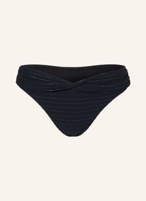 Watercult Základní Bikiny Afterlight S Třpytivou Přízí černá / stříbrná