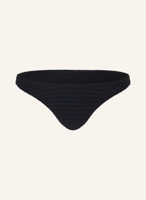 Watercult Základní Bikiny Afterlight S Třpytivou Přízí černá / stříbrná