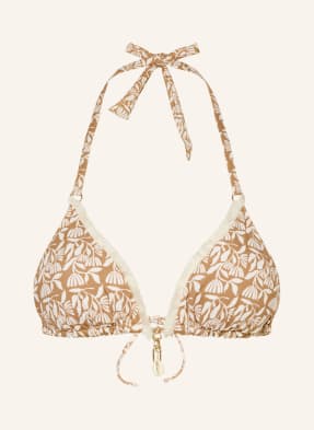 Watercult Trojúhelníkové Bikiny Coastal Bohemia béžová / krémová