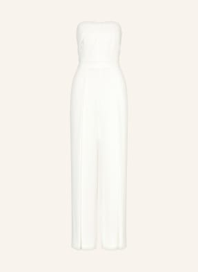 Comma Off-Shoulder-Jumpsuit weiss