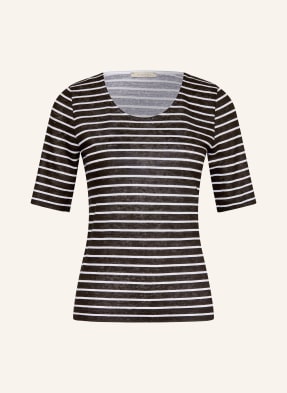 Lilienfels T-Shirt Aus Leinen schwarz