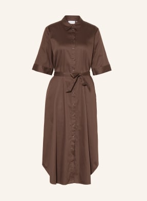 Comma Hemdblusenkleid braun