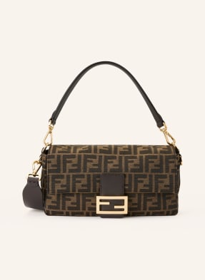 Fendi Kabelka Baguette Medium tmavě hnědá / světle hnědá