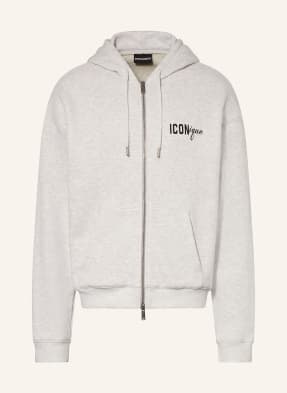 dsquared2 Mikina světle šedá / khaki / tmavě modrá