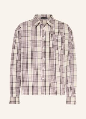 Pegador Oversized Košile Signar Comfort Fit krémová / světle hnědá / tmavě hnědá