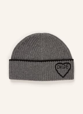 Chloé Čepice Encoeur šedá / černá