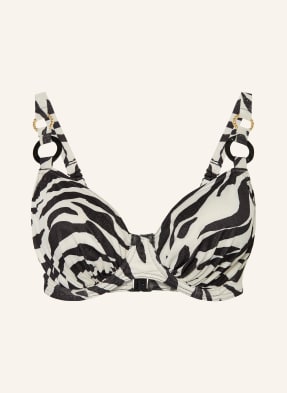 Primadonna Bikini Top Dalice S Třpytivou Nití černá / stříbrná