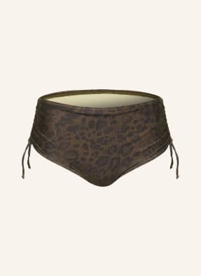 Primadonna Bikiny S Vysokým Pasem Ratjada khaki / černá